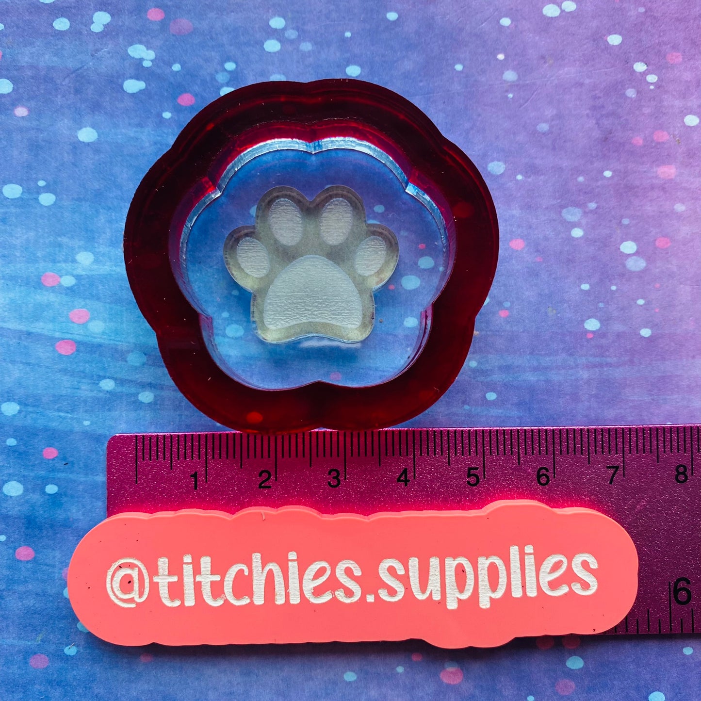 Mini Paw Cab Mould, 6mm Thick