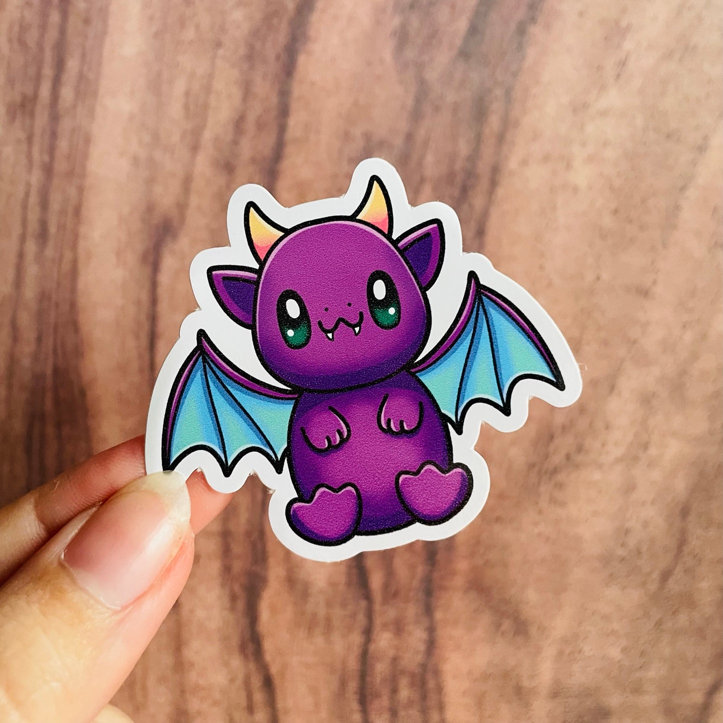 Cute Purple Dragon Sticker