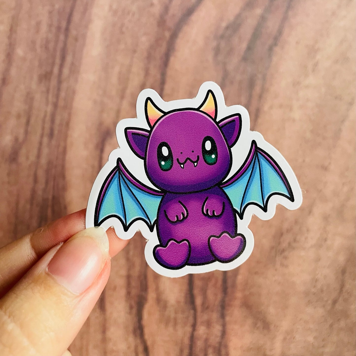 Cute Purple Dragon Sticker