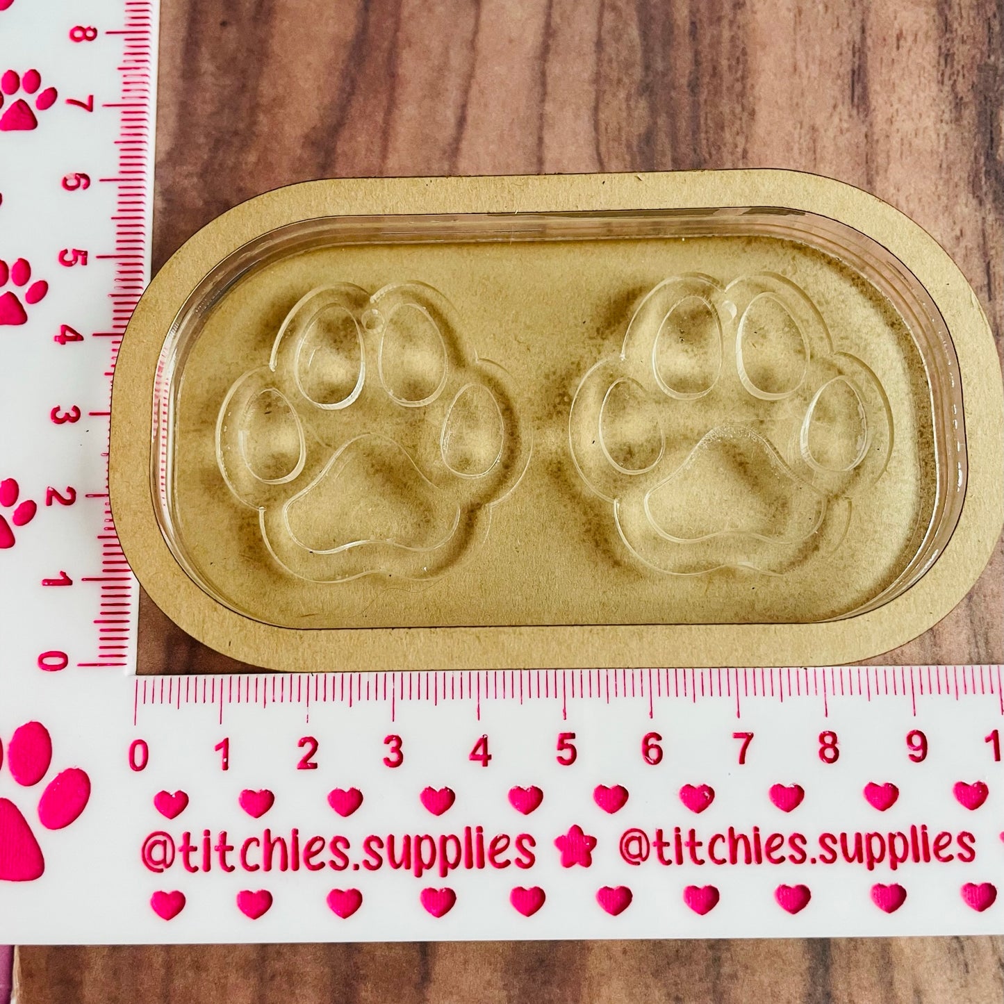 2 Layer Paw Earring Mould