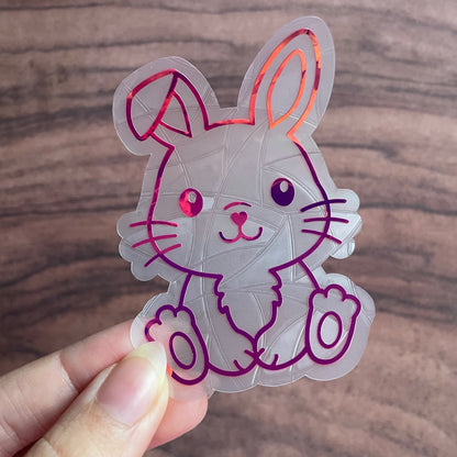 Cute Bunny Rainbow Maker Window Sticker