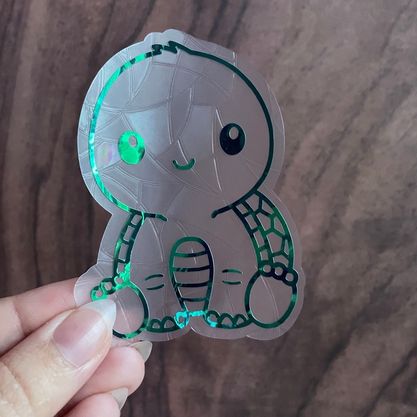 Cute Turtle Rainbow Maker Window Sticker