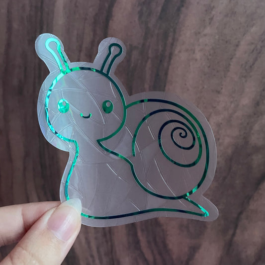 Cute Snail  Rainbow Maker Window Sticker