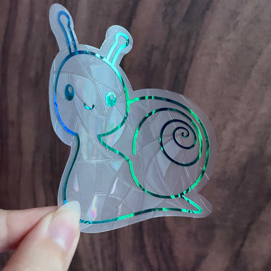 Cute Snail  Rainbow Maker Window Sticker