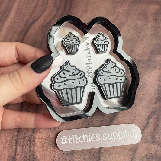 Cupcake Earring Mould