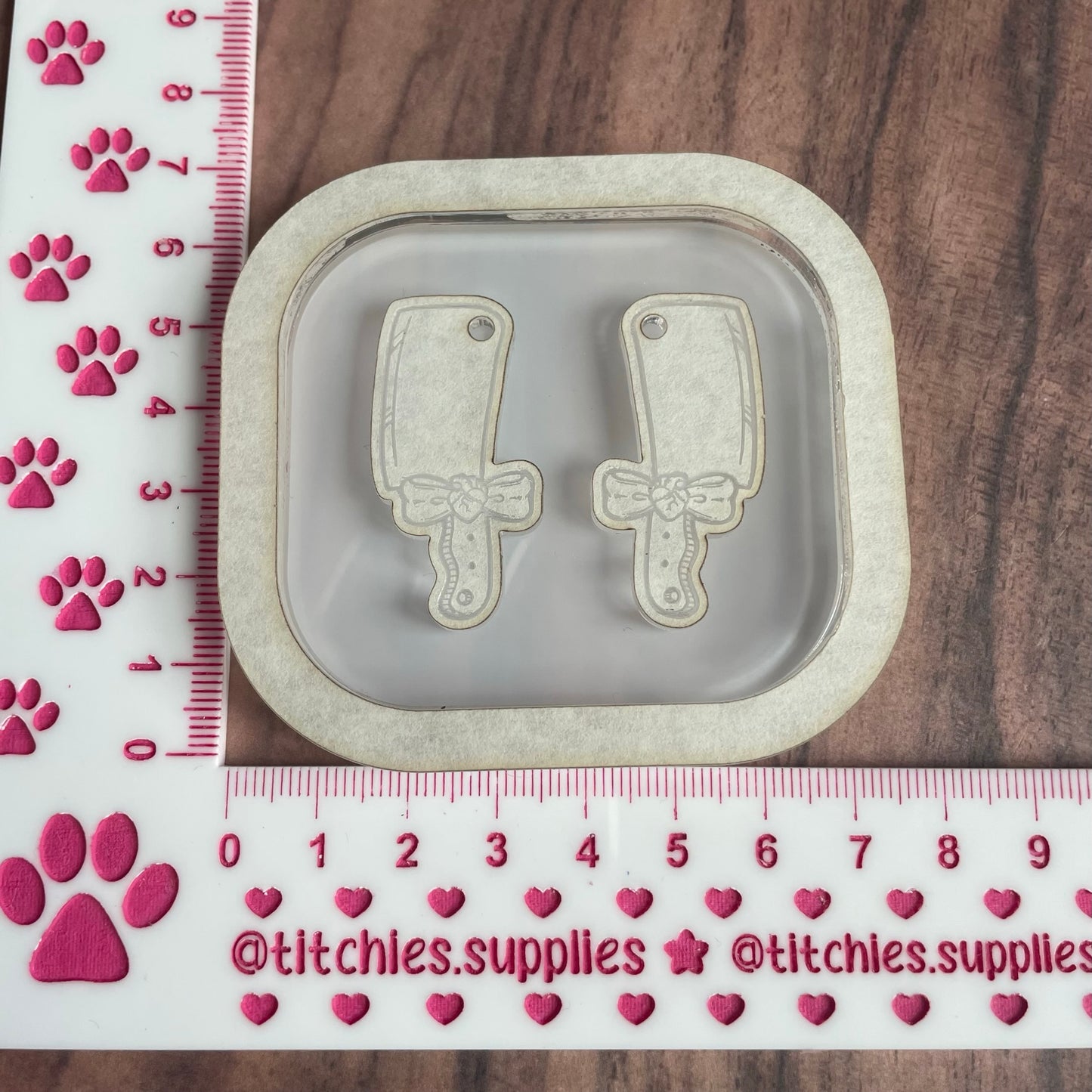 Cute Cleaver Earring Mould