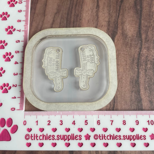 Till Death Cleaver Earring Mould