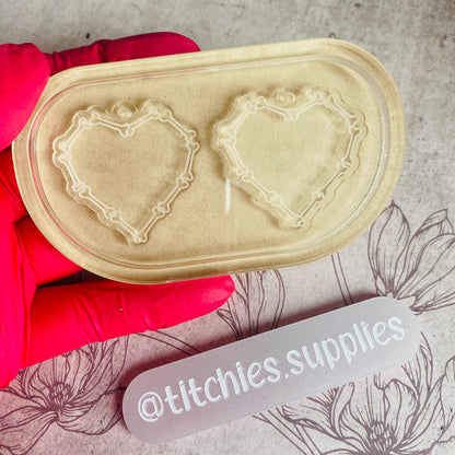 Heart Bones Earring Mould