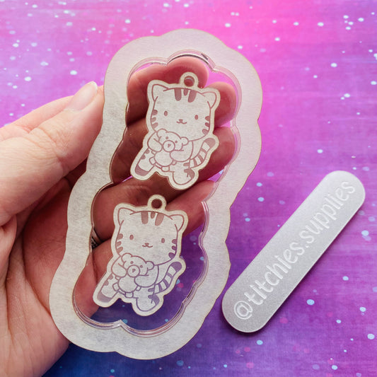 Cat Teddy Earring Mould