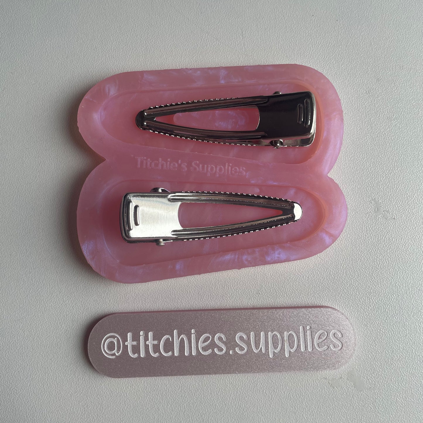 Plain Teardrop Hair Clip Mould