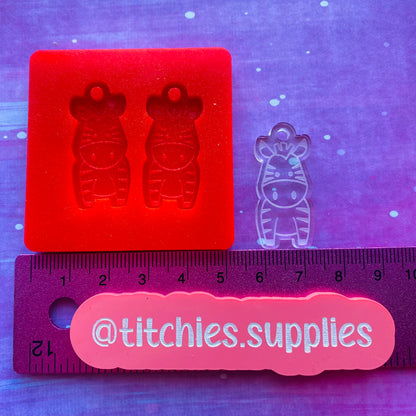 Cute Little Zebra Earring Mould