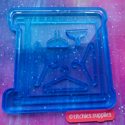 Earring Stand Mould, 3 hangers