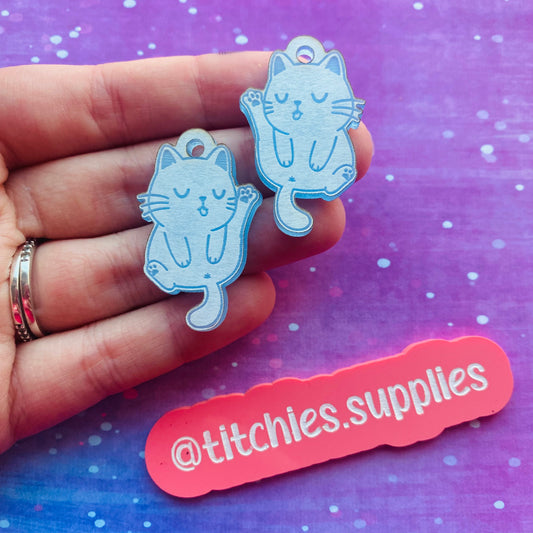 Licky Cat Earrings Mould