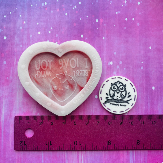 Little Owl Mould - Sweetheart Box Berry Heart Token