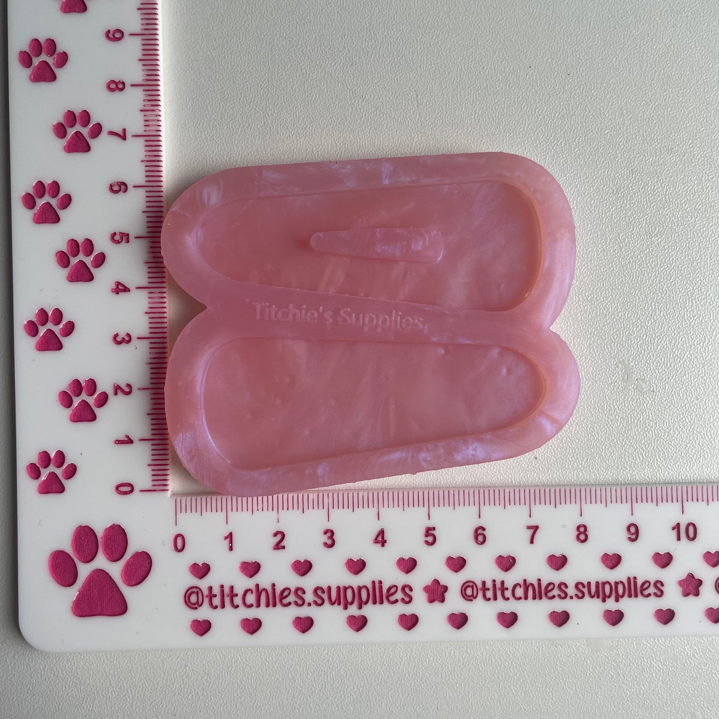 Plain Teardrop Hair Clip Mould