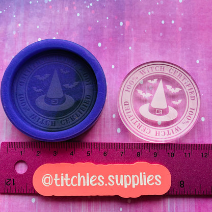 100% Witch Certified Token Mould, 6mm Thick